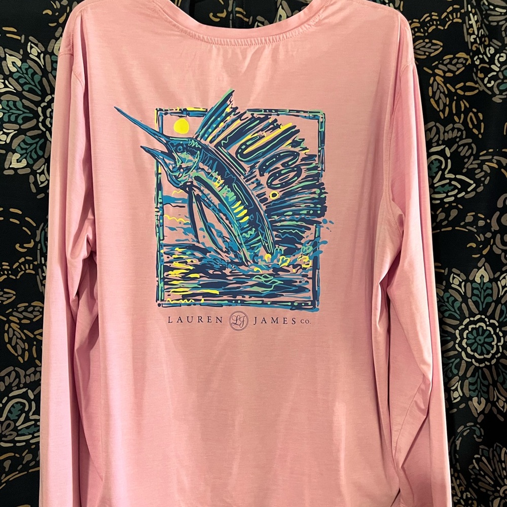 Lauren James long sleeve swordfish shirt - XL